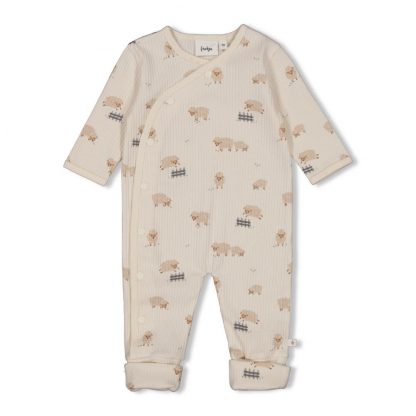 Traje con pies de canalé AOP - Sleepy Sheepy